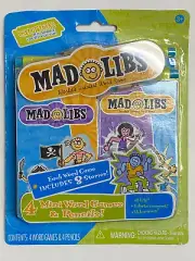 Mad Libs - 4 Mini Word Games & Pencils (NEW)