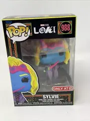 Funko Pop! Marvel Loki Blacklight Sylvie Target Exclusive 988 with Protector