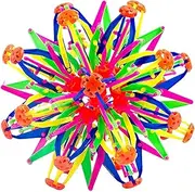 Magic Expandable Ball, Telescopic Breathing Ball Breathing Sphere Blossom Ball, Stress Reliever Hand Toys Suitable for Children Adults Puzzle Toys, Colorful