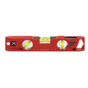 Kapro CAST TOOLBOX LEVEL K923 Dual View,3 Solid Acrylic Vials,V-Groove*USA Brand