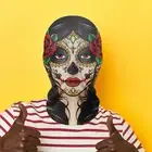 Head Size Face Cushion Replicates Funny Skeleton Cover for Adults Realistic