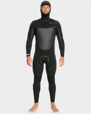 Mens 5/4/3mm Marathon Sessions Hooded Chest Zip Wetsuit