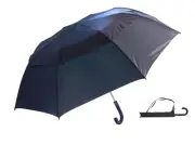 Golf folding umbrella, Double canopy umbrella, Vented umbrella