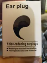 EAR PLUG, Soft Silicone Food Grade, Noise Cancelling, BLACK