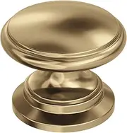 [Amerock] Cabinet Knob |Champagne Bronze | 1-1/4 in (32 mm) Diameter Drawer Knob | Ravino | Kitchen and Bath Hardware | Furniture Hardware