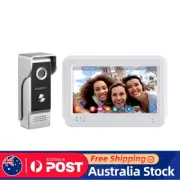 Smart WiFi Video Intercom 7 inch Touch Screen 1080P Waterproof Doorbell Camera