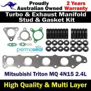 Permaseal Turbo&Manifold Stud & Gasket Kit For Mitsubishi Triton MQ 4N15 2.4L