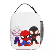 c474 Ghost Spider Lunch Bags Insulated Lunch Tote Waterproof Bento Box Resuable Picnic Bags for Woman Work Children School k474