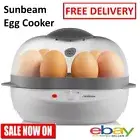 Sunbeam Egg Cooker Poacher Electric Hard Soft Boiled Egg Boiler Steamer Steaming