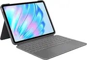 [Logitech] Combo Touch iPad Air 11-inch (M2 & M3), iPad Air (5th gen - 2022) Keyboard Case - Detachable Backlit Keyboard with Kickstand