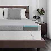 Firm to Extra Firm Reversible Mattress Topper 3 Inch Twin for Back Pain Relief, High-Density Memory Foam Pad With Removable Cover, No Smell, CertiPUR-US Certified