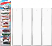 5x Acrylic Model Car Display Case Wall Mount Compatible Hot-Wheels Box 50 Cars