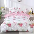 Bedding Set Double Size Girls Duvet Cover Set 3D Animal Theme Comforter Cover