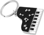 [FRCOLOR] Decorative Piano Keyboard Keychain Compact Pendant for Bags Backpacks and Key Decor Unique Music Theme present for Music Lovers