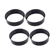4x Appetito 9.5cm Non Stick Ring Fried Egg Mould Frying Kitchen Crumpet Pancake