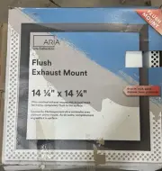 Aria Lite Collection Flush Exhaust Mount 14-1/4" x 14-1/4"