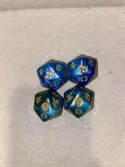 2x Aetherdrift And Dominaria United Mtg Oversized Spindown Dice