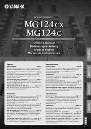 Yamaha MG-124-CX Mixing Console Owners Manual