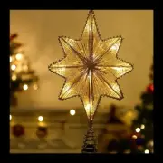 Christmas Star Tree Topper with Lights,16.5 Inch Battery Powered Bethlehem Star