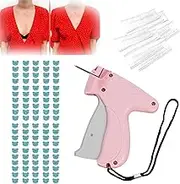 Quick Clothes Fixer, Instant Button Attacher Gun, Instant Stitch Gun for Clothes, Quick Clothing Fixer, Micro Stitch Tool for Clothes, Quilt Tacking Gun, Quick Stitch Sewing Gun (Set B)