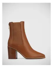 [Wittner] Poliana Leather Ankle Boot in Dark Cognac