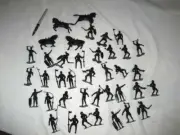 New Marx Toys reissue 39 piece Set Black Fighting Knights of Old w/warranty
