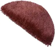 BESPORTBLE 60cm Plush Pet Cushion Warm Dog Sleeping Pad Round Dog Bed Supplies for Autumn/Winter