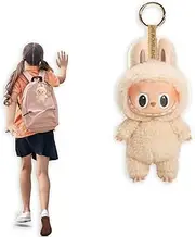 May Huang Labubu Plush Toy, Labubu Keychain, Labubu Surprise, Labubu Dolls, Labubu Monsters Figures, Birthday Gifts for Boys and Girls, white, Large