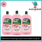 Palmolive Foaming Liquid Hand Wash Soap 3L 3x1L packs Japanese Cherry Blossom AU