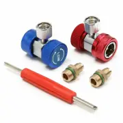 R134A High Low Quick Coupler Adapter Connector A/C Manifold Gauge & Remover Tool