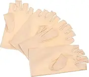 [VALICLUD] Skin-Friendly Finger Anti-Slip Sports Summer Drivingstouchscreen Gloves Breathable Elastic Riding Protection Spandex Driving of Half-Finger Fingerlesss Cycling