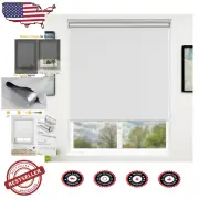 Luxury Blackout Roller Shades - Cordless Thermal Insulated Blinds 45" x 72"