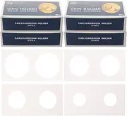 iplusmile Coin Organizer 4 Boxes s Cardboard Coins Flips Currency Holders Coins Collection Display Book for Coin Collection Supplies Coin Holder