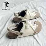 【LPSHOE】懶人鞋 穆勒鞋 半拖鞋 PLOVER包頭涼鞋女夏 外穿新款休閒兩穿半拖鞋 懶人一腳蹬勃肯鞋