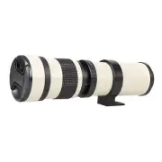 420-800mm f/8.3 Super Telephoto Zoom Lens & T2 for Canon EOS 5D3 800D 70D 1200D