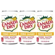 , Tonic Water, Zero Sugar, 6 Pack, 7.5 Ounce