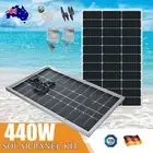 440W Solar Panel Kit 400W Bifacial Fixed Mono Home Camping Power Battery Charger