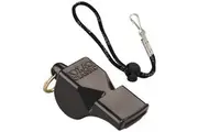 Fox 40 Classic Whistle Outdoor Safety Sports Referee Football Soccer - Black