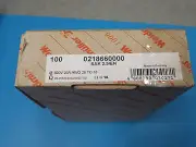 100pcs- Terminal Block, WEIDMULLER 0218660000 DIN Rail Mount 2 Positions 22 AWG