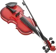 Totority Beginner Boys and Girls Violin Musical Educational Toy Vintage Design Safe Plastic for Violin Fans