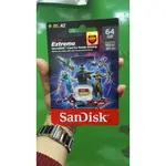SANDISK MICRO SD 64GB 160MBPS A1 U3 V30 4K UHD CLASS 10 SDXC