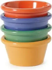 Mix Colors Pack of 2 oz. Ramekin, Break resistant (Set of 12)