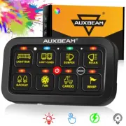 Switch Panel 8 Gang Electronic Relay System Car Boat LED Work Lights Bar 12V 24V (for: Jeep)