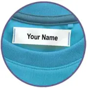 100 Name Labels, School Labels, Kids Labels, Camp Labels (Sew On)