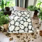 24"x36" White Agate Dining Table Mosiac Stone Countertop Hallway Furniture Decor