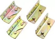 Bed Rail Brackets with Circular Rivets – Heavy Duty Non-Mortise Bracket Fastener