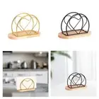 Napkin Holder for Table Heart Shape Document File Organizer Napkin Stand