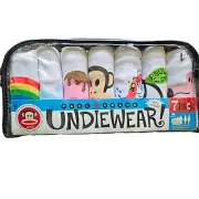 Vintage Paul Frank Womens Underwear Set, Summer Icons, Briefs, White, Size Small