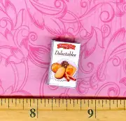 Dollhouse Miniature size Delecate Tea Cookies Box