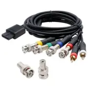 Bitfunx Rgb/rgbs Cable Sync Video Audio Cable for N64 64 Snes Ngc Video Consoles
